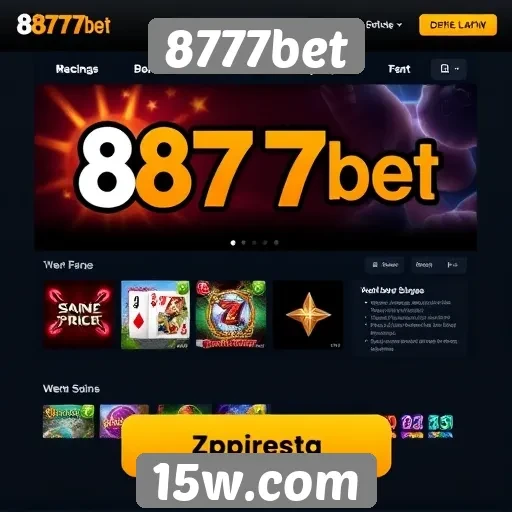 Interface amigável do 8777bet para jogadores iniciantes